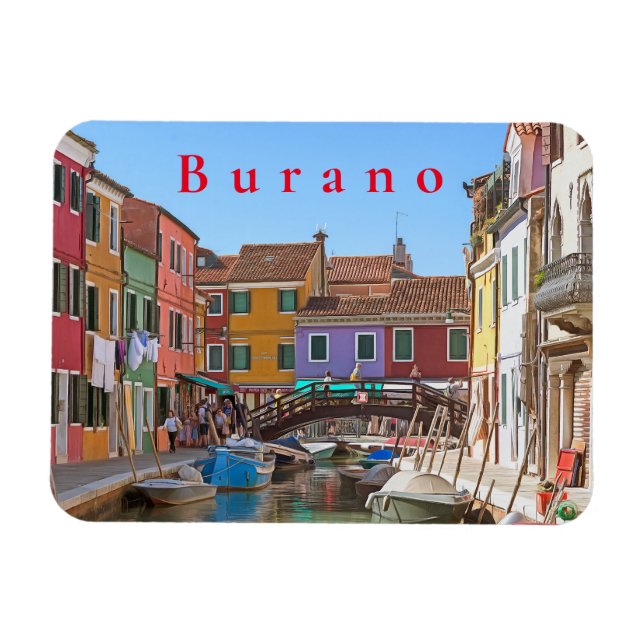 Ímã Burano. nº 5 (Horizontal)