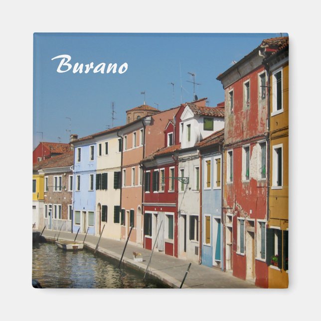 Imã Burano Veneice Magnet (Frente)
