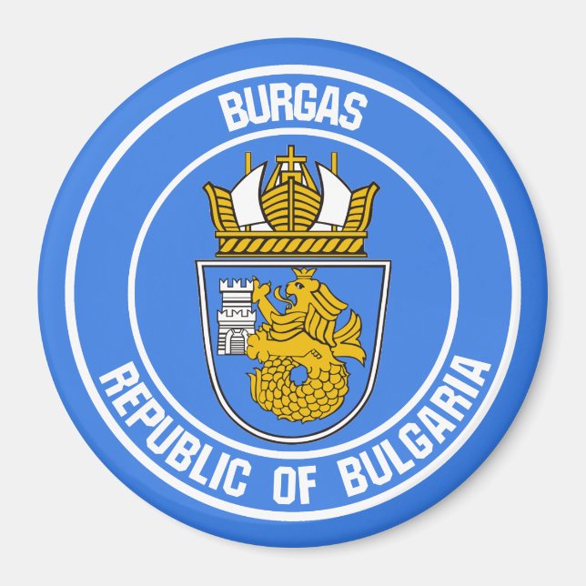 Imã Burgas Round Emblem (Frente)