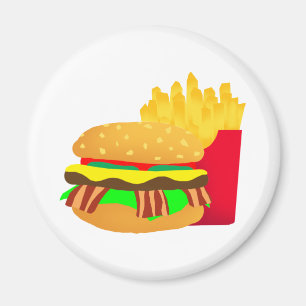 Imã Burger e Fries