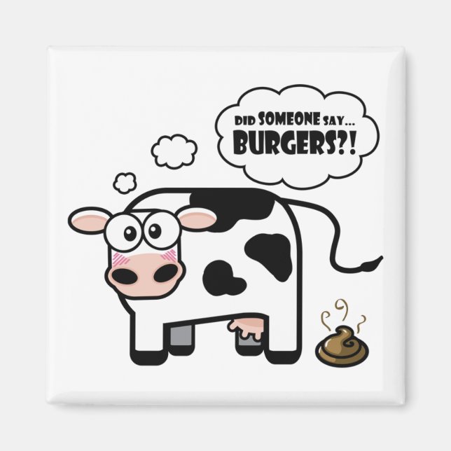 Imã Burgers? Magneta Engraçado (Frente)