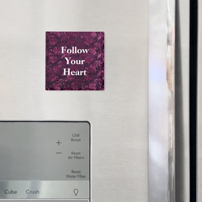 Imã Burgundy Floral Quente (In Situ (Fridge))