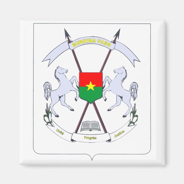 Imã burkina emblem (Frente)