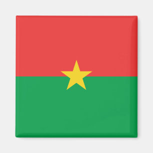 Imã Burkina Faso Flag Magnet