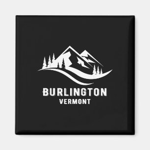 Imã Burlington vermont montanhas souvenir lembranças