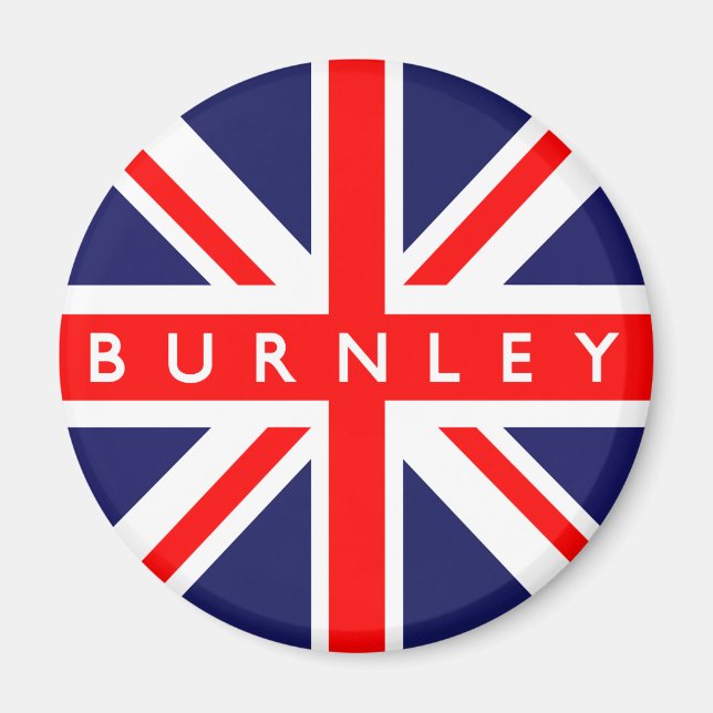 Imã Burnley UK Flag (Frente)