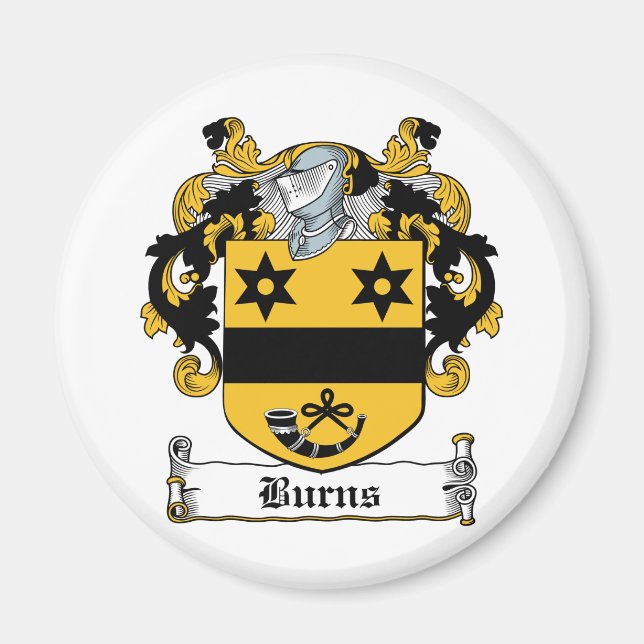 Imã Burns Family Crest (Frente)
