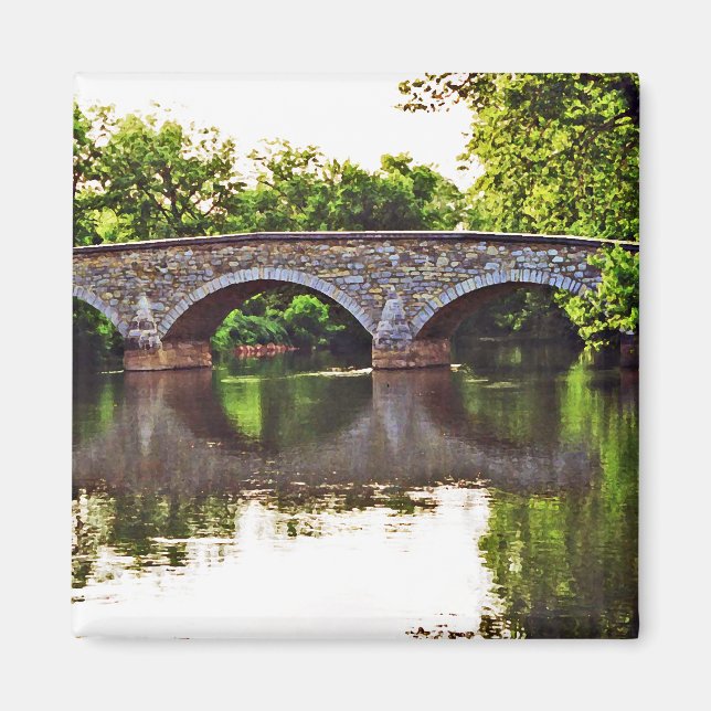 Imã Burnside Bridge Antietam (Frente)