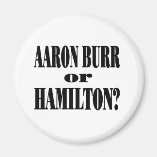 Imã Burr ou Hamilton?