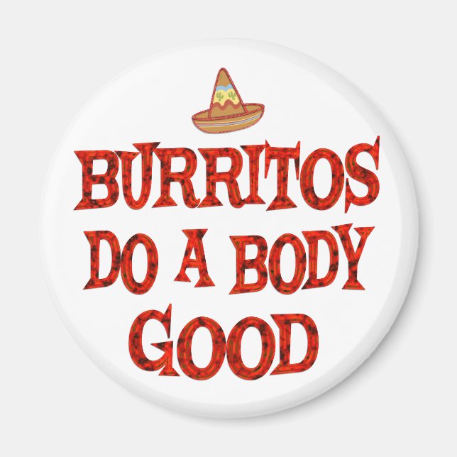 Imã Burritos fazem bem (Frente)