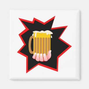 Imã Burst De Canuca De Cerveja
