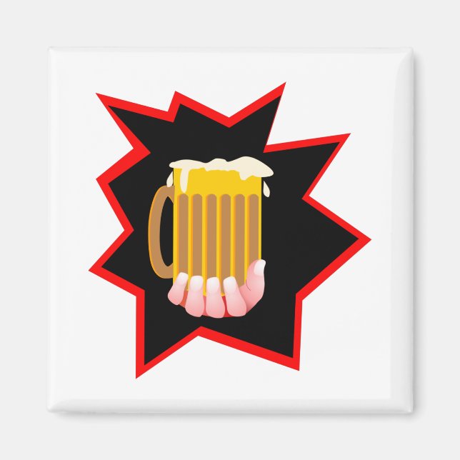 Imã Burst De Canuca De Cerveja (Frente)