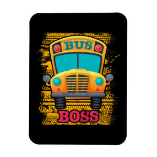 Ímã Bus Boss - Apreciação do Motorista de Ônibus Escol