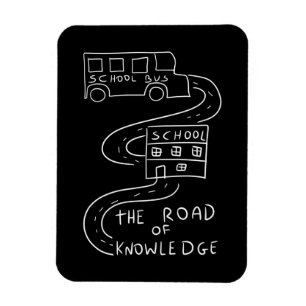 Ímã Bus Driver the Road of Knowledge