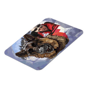 Ímã Busca e resgate alemães de Shepard na neve