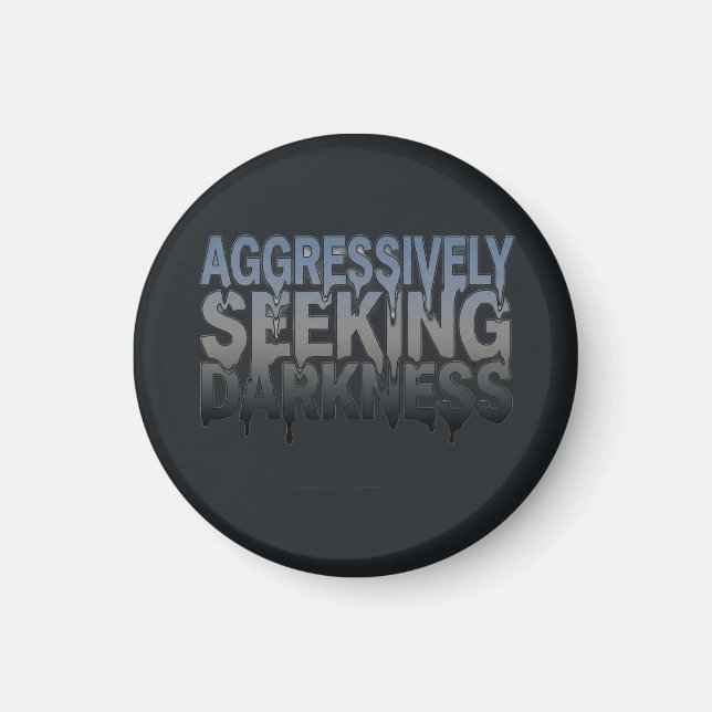 Imã Buscando Agressivamente a Escuridão – Design de Te (Frente)