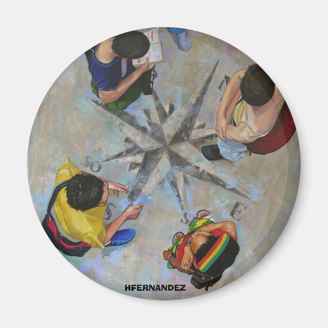 Imã bUSCANDO EL NORTE (Frente)