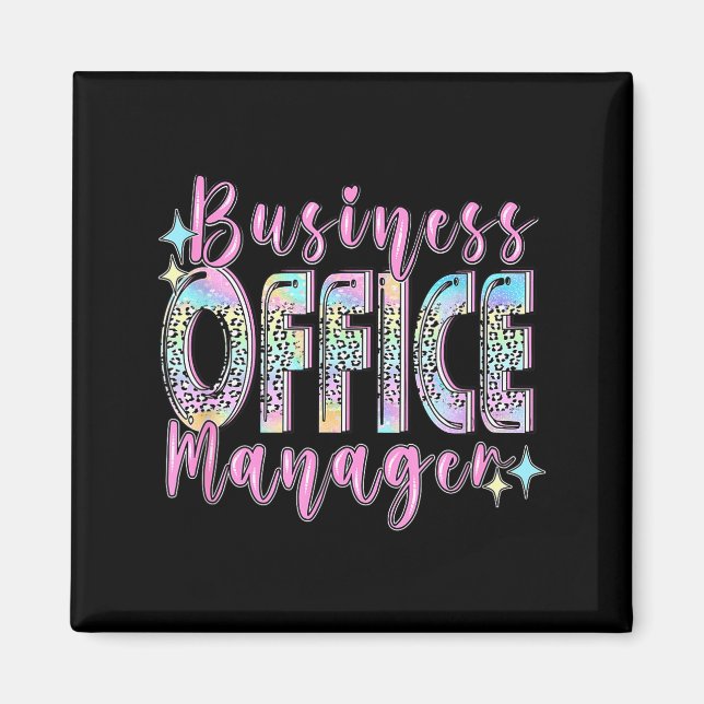 Imã Business Office Manager Funny Front Teamwork Regio (Frente)