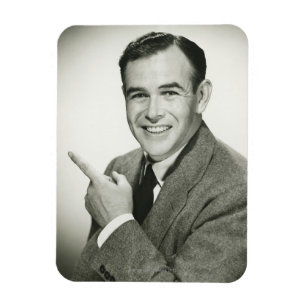 Ímã Businessman Pointing