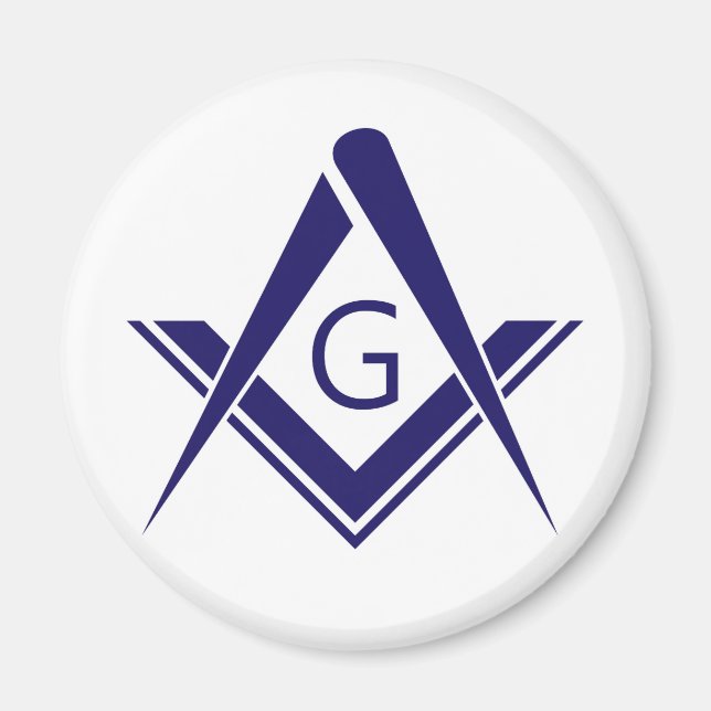 Imã bússola freemason guild mason (Frente)