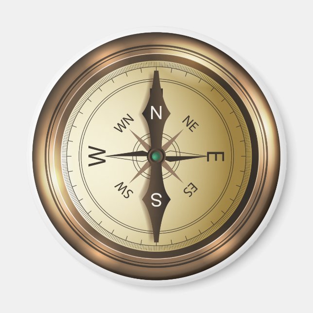 Imã bússola norte do sudeste wes (Frente)