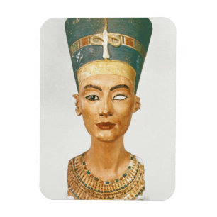 Ímã Busto da rainha Nefertiti, vista dianteira, do