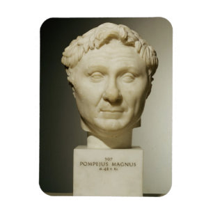 Ímã Busto de Pompey (106-48 BC) c.60 BC (mármore)