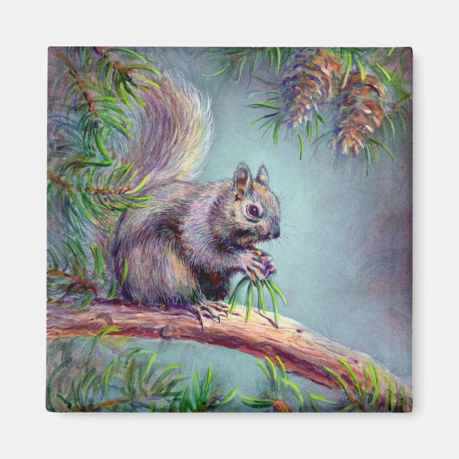 Imã BUSY SQUIRREL de SHARON SHARPE (Frente)