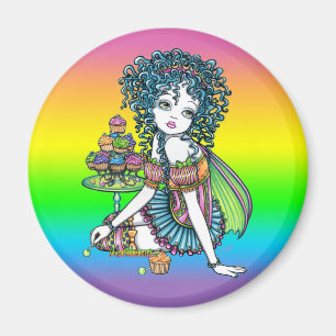 Imã "ButterCup Cake Couture Fairy Art Magnet"