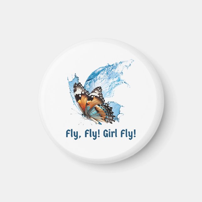 Imã Butterfly (Frente)