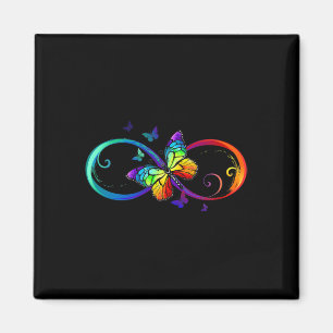 Imã Butterfly Infinity Símbolo Arte Autismo Sensibiliz