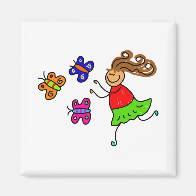 Imã Butterfly Kid (Frente)