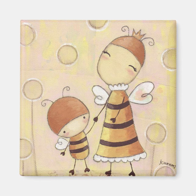 Imã Buz-buz e Mama Magnet (Frente)