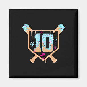 Imã Bysebyll 10 Anos de Idade Sorvete Drip 10º Anivers