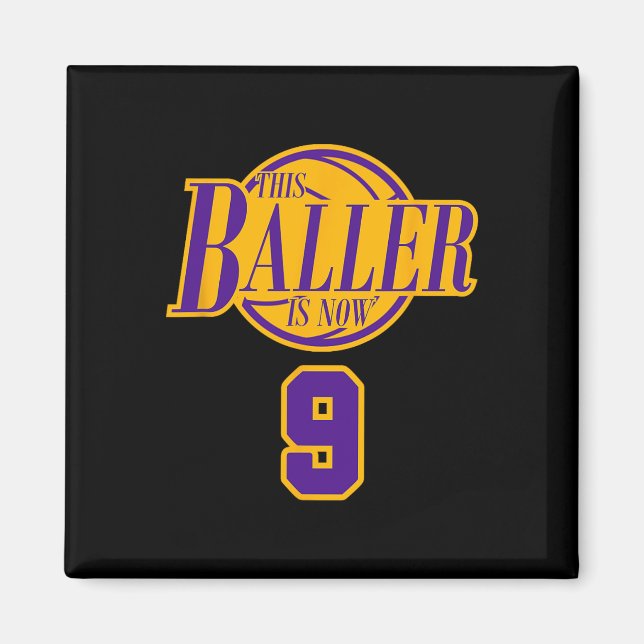 Imã Bysketbyll Byller Purple, De 9 Anos, (Frente)