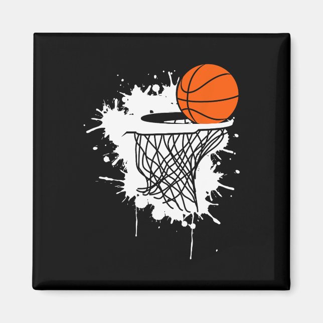 Imã Bysketbyll S Para Homens Slam Dunk Adolescentes Cr (Frente)