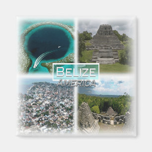 Imã BZ0011 America, Belize, Excelente Blue Hole, Fridg