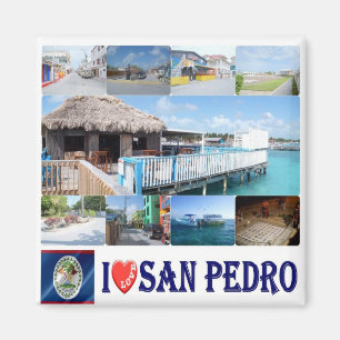 Imã BZ - Belize - Eu Amo A Cidade De San Pedro