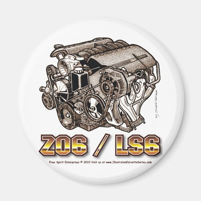 IMÃ C5 Z06 LS6 (Frente)