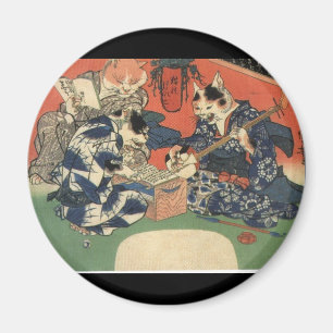 Imã C. de pintura japonês 1800's