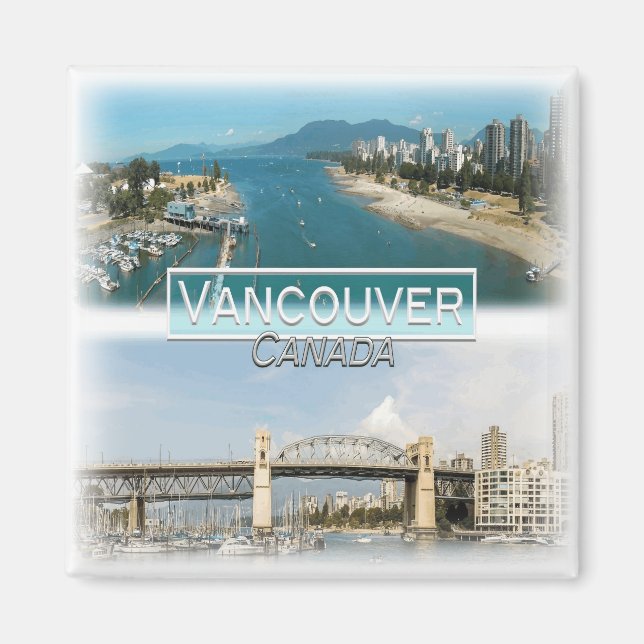 Imã CA0030 America, Canada, Vancouver, Fridge (Frente)