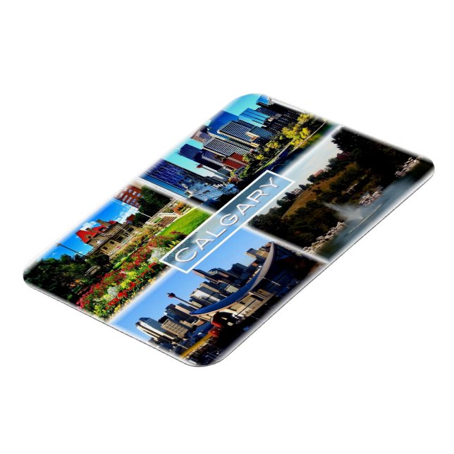 Ímã CA Alberta - Calgary - Jardim do Sangue Azul - (Left Side)