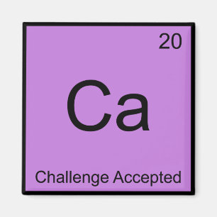 Imã Ca - Desafio De Elemento De Química Aceito
