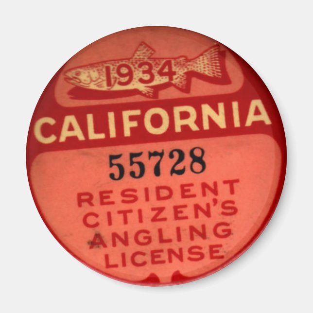 Imã CA Fisheries Lic 1934 (Frente)
