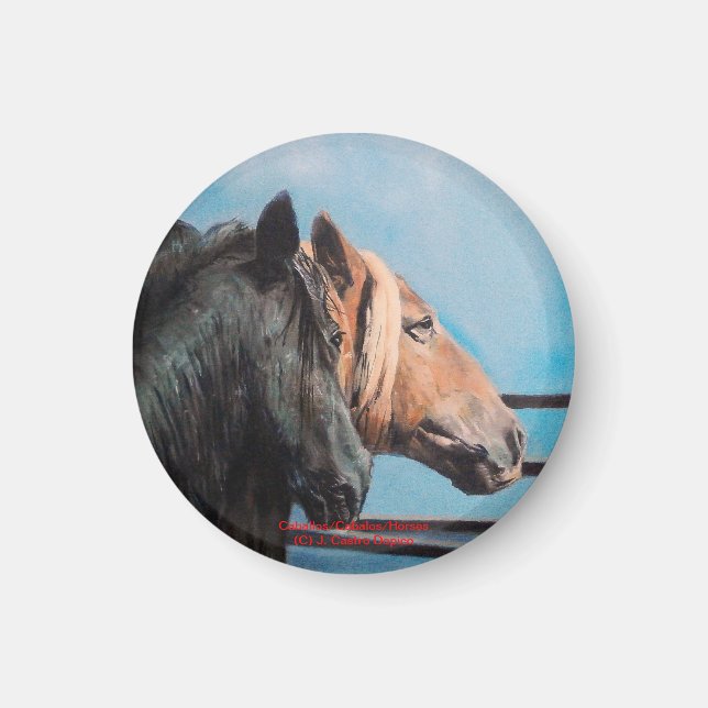 Imã Caballos/Cabalos/Cavalos (Frente)