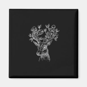 Imã Cabana de Cogumelo de Chifre de Veado Goblincore V
