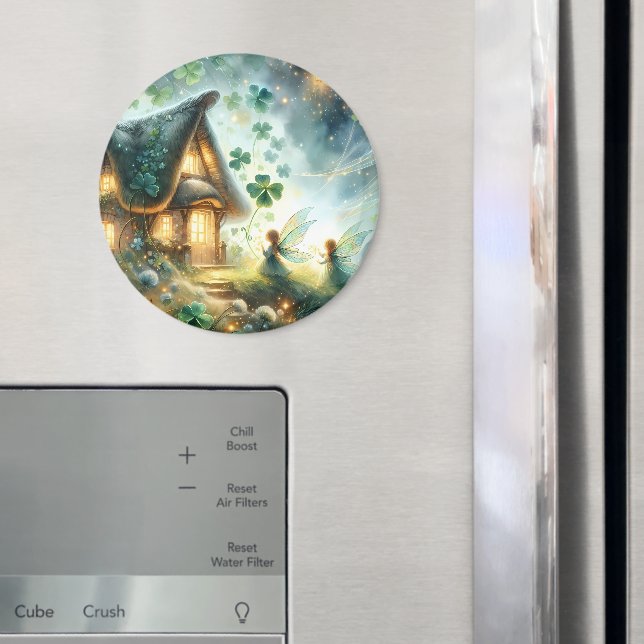 Imã Cabana de Fada do Trevo Luz (In Situ (Fridge))