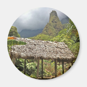 Imã Cabana no parque estadual do vale de Iao, Maui,