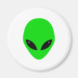 Imã Cabeça de Alienígena Verde