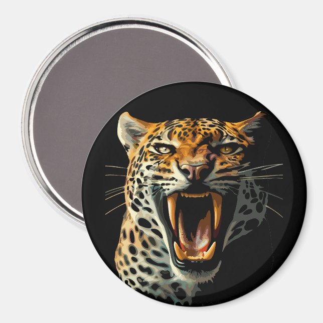 Imã Cabeça de ataque com picos-leopardo (Front/Back)